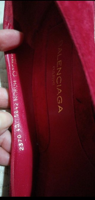 Zapatos Balenciaga Rojos. Talla 40