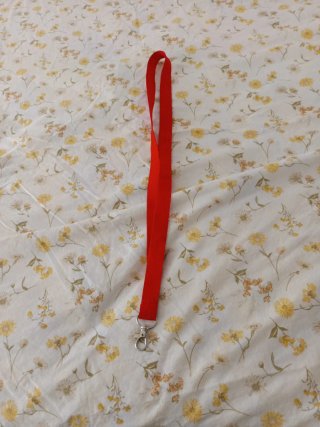 Cinta para llaves roja