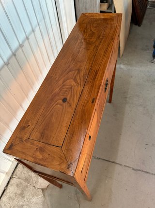 Consola Antigua Oriental de Madera maciza