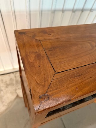 Consola Antigua Oriental de Madera maciza