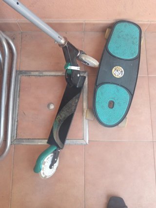 Patinete y Skateboard