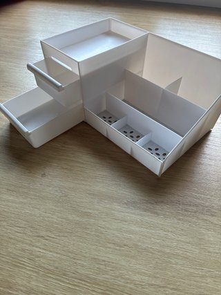 Organizador de escritorio blanco