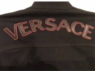 Versace Chaqueta Trucker Negra T52 Made in Italy C