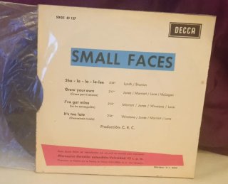 Vinilo Small Faces 45 rpm Decca