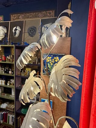 Lámpara vintage de pie Monstera