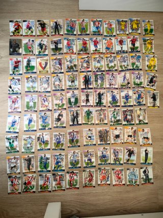 Lote 95 Fichas Liga Mundicromo 08/09