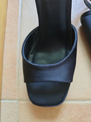 Tacones negros plataforma