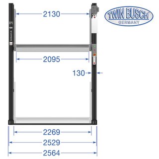 Elevador 2 columnas TW227P-230-G