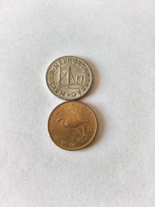 Lote 9 monedas Hungría