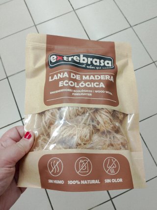 Extrebrasa Lana de Madera Ecológica