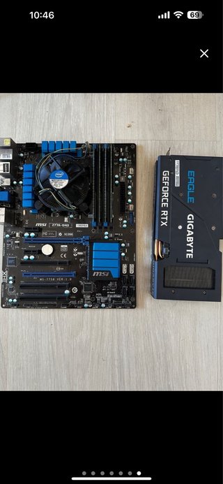 Placa Base MSI Z77A-G43,grafica nvidia550,RAMDDR3