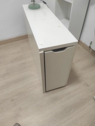 Zapatero Habitación Blanco y Rojo