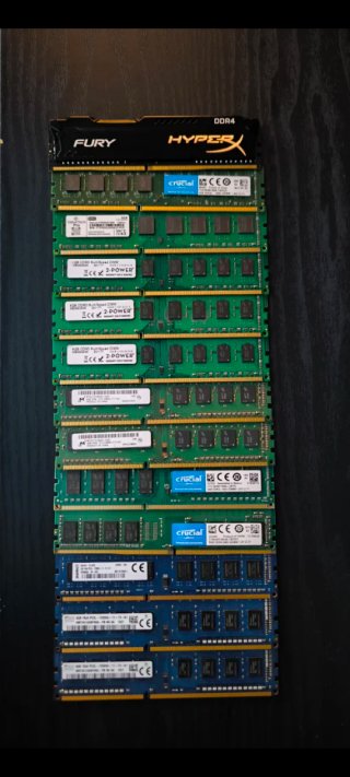 Memoria RAM DDR3 y DDR4 de 4GB y 8GB