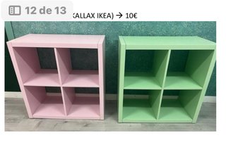 Mueble Kallax Ikea 4 cubos
