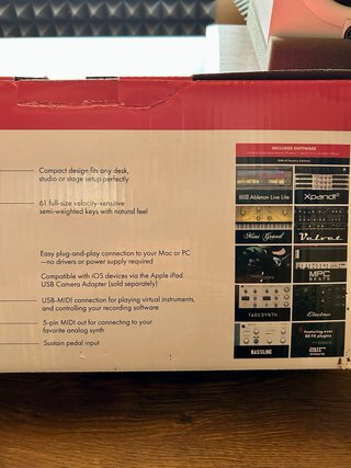 M-Audio Keystation 61 MK3 Controlador MIDI + Pedal