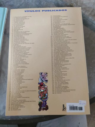 Cómics Pepe gotera y Mortadelo