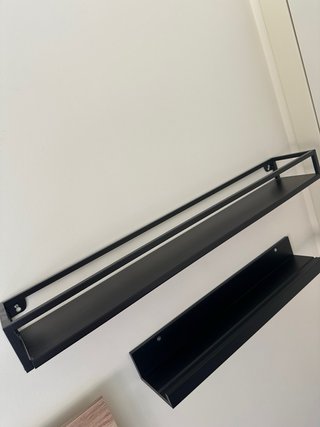 2 Scaffali Metallici Neri Ikea