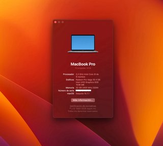 MacBook Pro 15 i9 / 32GB RAM / 1TB SSD