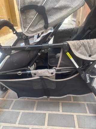 Carro gemelar para dos bebés carro muy resistente