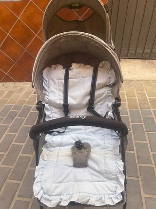 Carro gemelar para dos bebés carro muy resistente