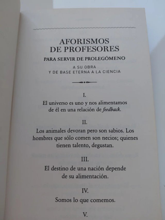 Fisiología del gusto del siglo XXI