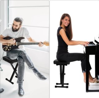 QWORK® Banqueta Piano