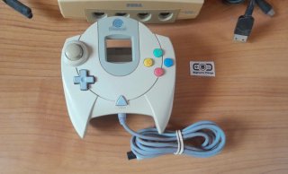 Para piezas Consola Sega Dreamcast amarillenta