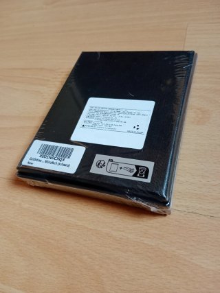 Cartera hombre fibra carbono negra
