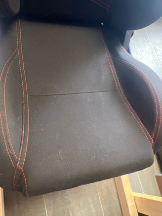 Asiento Modauto Costuras Rojas