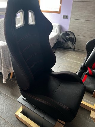Asiento Modauto Costuras Rojas