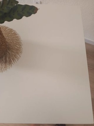 Mesa comedor rectangular blanca