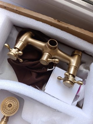 Grifo Ducha Bronce Vintage