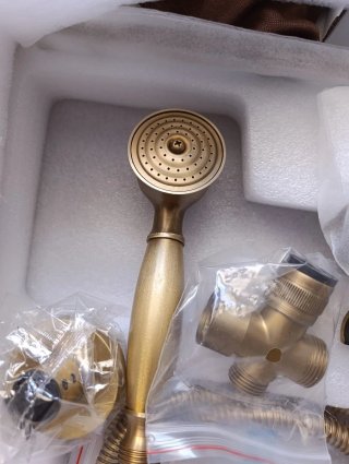 Grifo Ducha Bronce Vintage