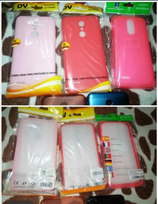 Lote 6 fundas LG K11 (2018) colores