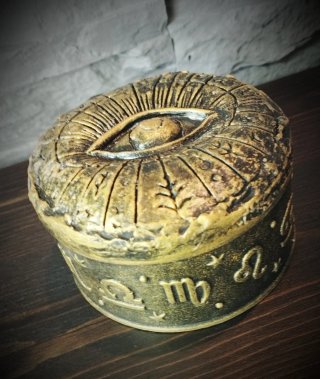 Scatola Portagioie Occhio Illuminati Provvidenza