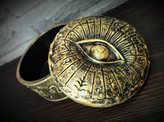 Scatola Portagioie Occhio Illuminati Provvidenza