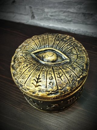 Scatola Portagioie Occhio Illuminati Provvidenza