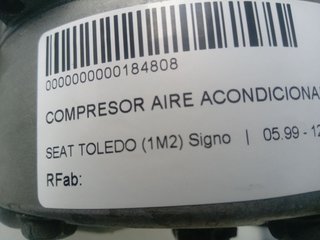SEAT TOLEDO (1M2) Signo COMPRESOR AIRE ACONDICIONADO
