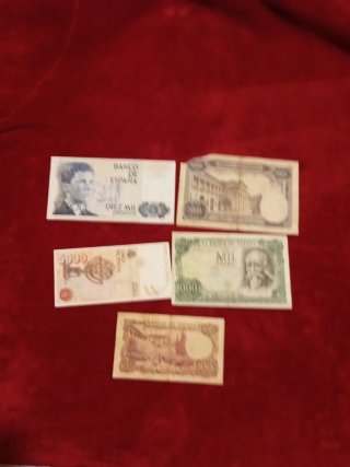 Billetes antiguos españoles