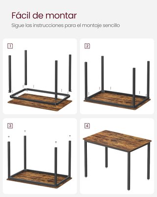 Mesa de comedor cocina o escritorio madera Vasagle