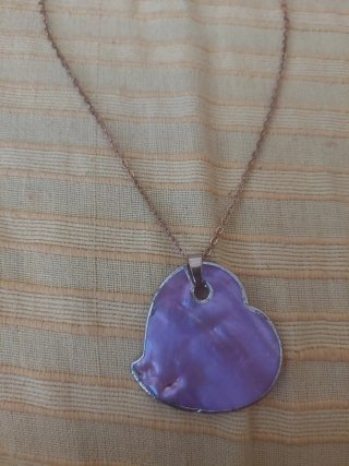 Colgante Corazón Morado XY