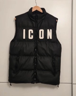 Chaleco acolchado negro ICON
