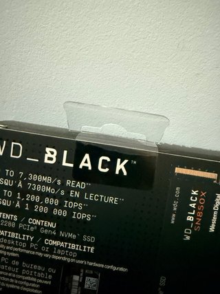 WD BLACK SN850X 2TB NVMe SSD Nuevo
