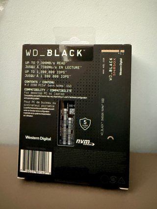 WD BLACK SN850X 2TB NVMe SSD Nuevo