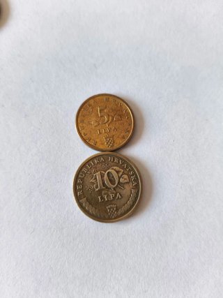 Lote 4 monedas Croacia