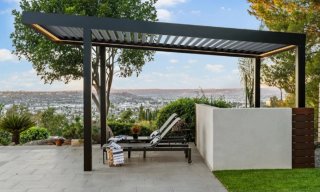 Pérgola a medida de estructura metálica