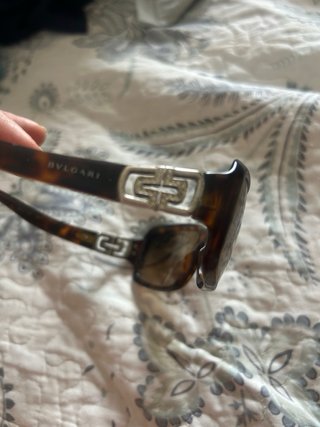 Gafas de sol vintage Bulgari rectangulares