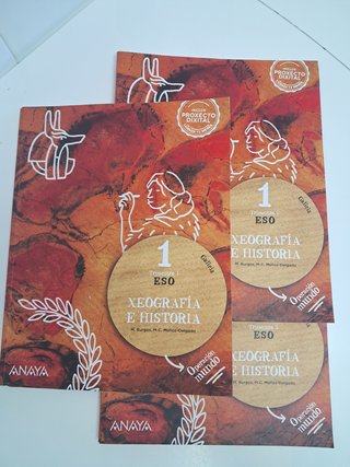Xeografía e historia, 1 ESO, ISBN 9788414308882