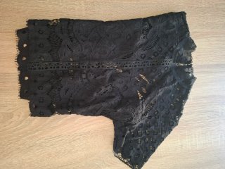 Top Guess Encaje Negro