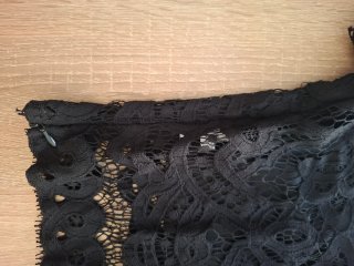 Top Guess Encaje Negro